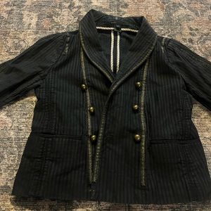 Marc Jacobs Metallic Military Style Jacket 4